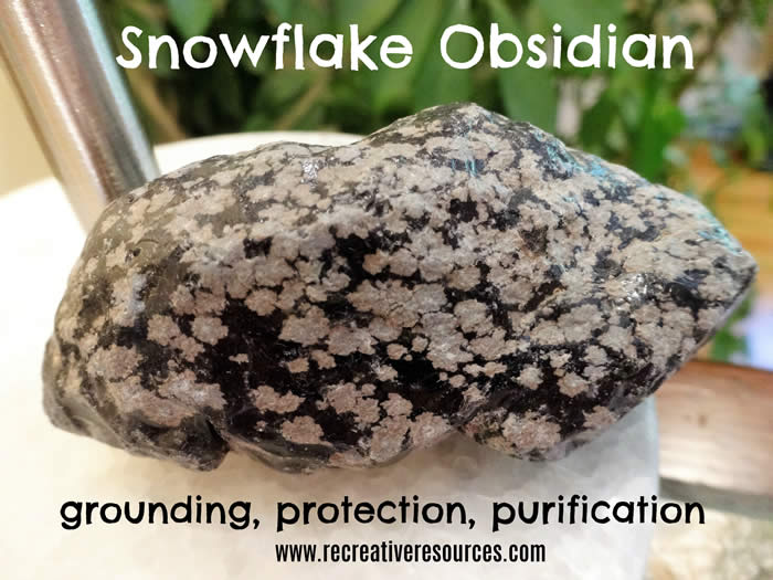 Snowflake Obsidian